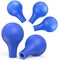 Biomed Solutions 5Pcs Pipette Rubber Bulb Dropper Rubber Caps Laboratory Suction Ball,Pear Shaped Fit for 1ml 3ml 5ml 10ml 15ml 20ml Pipettor.