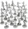 MONSTER PROTECTORS Townsfolk Mini Fantasy Figures Non Player Characters NPC - 32 Unique Miniatures- Nobility, Merchants, Peasants, Entertainers and More- Compatible w DND Dungeons Dragons, Pathfinder,