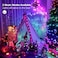 BrizLabs Color Changing Fairy Lights, 66ft 200 LED Christmas Lights Multicolor with Remote, White Xmas Tree Lights with Timer, USB Plugin le Fairy String Lights for Indoor Xmas Party Tree Bedroom.