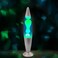 Jambo 16" Motion Lamp (Blue with Yellow/Green Wax, 16"I Beautiful Liquid Lamp I Entertaining for Adults and Kids I Perfect Holiday Gift.