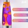 Jambo 16-Inch Liquid Lamp with Yellow/Orange Wax and Purple Liquid I Beautiful Lamp with Wax That Flows Like Lava I Entertaining for Adults and Kids.