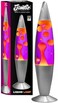 Jambo 16-Inch Liquid Lamp with Yellow/Orange Wax and Purple Liquid I Beautiful Lamp with Wax That Flows Like Lava I Entertaining for Adults and Kids.