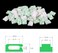 PETKNOWS FEBSNOW 80 PCS Light Strip Mounting Clips White Self Adhesive Led Light Fasteners Mounting Holder Cable Clamp Organizer for 10mm Light Strip (10 mm.