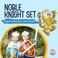 Liontouch - Noble Knight Toy SwordsShields for Two Kids, BlueRedPretend Play Set in Durable Foam in Traditional Medieval StyleSafe WeaponsArmor for Dress UpKnight Costumes for Boys.