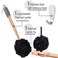 Slick Solutions Slick- Loofah with Handle, Loofah Back Scrubber, Back Loofah, Loofah Brush with Long Handle, Loofah on A Stick, Shower Loofah with Handle, Shower Supplies, Loofah Scrubber, Loofah Back