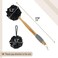Slick Solutions Slick- Loofah with Handle, Loofah Back Scrubber, Back Loofah, Loofah Brush with Long Handle, Loofah on A Stick, Shower Loofah with Handle, Shower Supplies, Loofah Scrubber, Loofah Back