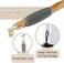 Slick Solutions Slick- Loofah with Handle, Loofah Back Scrubber, Back Loofah, Loofah Brush with Long Handle, Loofah on A Stick, Shower Loofah with Handle, Shower Supplies, Loofah Scrubber, Loofah Back