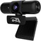 Cyber Acoustics CA Essential Webcam 1080HD-AF &ndash; USB Webcam with Microphone for Desktop or Notebooks, 1080p Webcam, HD Auto-Focus and Light Correction, Omni-Directional Microphone (WC-2000.