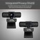 Cyber Acoustics CA Essential Webcam 1080HD-AF &ndash; USB Webcam with Microphone for Desktop or Notebooks, 1080p Webcam, HD Auto-Focus and Light Correction, Omni-Directional Microphone (WC-2000.