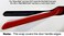 Custom Cut Graphics Full Door Handle Wrap for Tesla Model 3/Y (Gloss Red.