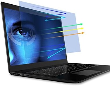 FILMEXT 2 Pack 13. 3 inch Laptop Screen Protectors Eye Protection Anti Glare Anti Blue Light Screen Protector Compatible with major brands (Asus, Acer, HP, Dell, Toshiba, Lenovo 13. 3"(16:9Laptop.