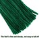 Zlulary 100 Pieces Pipe Cleaners Chenille Stem, Solid Color Pipe Cleaners Set for Pipe Cleaners DIY Arts Crafts Decorations, Chenille Stems Pipe Cleaners (Green.