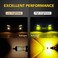 مصابيح الضباب LED AUXLIGHT 881، مصابيح DRL، 3000 لومن ساطعة للغاية، بديل لمصابيح 889 886 894 862 896 898 للسيارات والشاحنات، لون أصفر ذهبي.