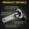 مصابيح الضباب LED AUXLIGHT 881، مصابيح DRL، 3000 لومن ساطعة للغاية، بديل لمصابيح 889 886 894 862 896 898 للسيارات والشاحنات، لون أصفر ذهبي.