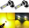 مصابيح الضباب LED AUXLIGHT 881، مصابيح DRL، 3000 لومن ساطعة للغاية، بديل لمصابيح 889 886 894 862 896 898 للسيارات والشاحنات، لون أصفر ذهبي.