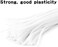Zlulary 100 Pieces Pipe Cleaners Chenille Stem, Solid Color Pipe Cleaners Set for Pipe Cleaners DIY Arts Crafts Decorations, Chenille Stems Pipe Cleaners (White.