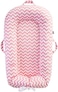 IBraFashion Newborn Lounger Cover - Dock a tot Covers Only 100% Cotton Co Sleeping Nest Sleep Pod Extra Replacement Cover Girls (Fits Dockatot Deluxe(Pink Chevron.