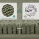 HOMEIDEAS Bathroom Rugs Set 2 Pieces, Ultra Soft Non Slip Absorbent Chenille Toilet Bath Mat Set (Sage Green.