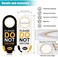 psler 4 Pack Do Not Disturb Door Hanger Sign Funny, Meeting in Progress Door Sign Black and White Ideal for Therapy, Sleeping, Session in Progress,Spa Treatment, 8. 86X3. 35 inches PVC Hanging Sign.