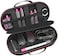 علبة صلبة من RLSOCO لجهاز تصفيف الشعر Dyson Airwrap Complete Long/Complete Styler HS08 HS05 HS01، وليست لجهاز Dyson Airwrap i. d. - تناسب 4 قطع من الأسطوانات الطويلة أو القصيرة - أسود (العلبة فقط، جها