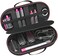 علبة صلبة من RLSOCO لجهاز تصفيف الشعر Dyson Airwrap Complete Long/Complete Styler HS08 HS05 HS01، وليست لجهاز Dyson Airwrap i. d. - تناسب 4 قطع من الأسطوانات الطويلة أو القصيرة - أسود (العلبة فقط، جها