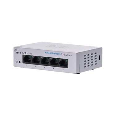 Cisco Business CBS110-5T-D Unmanaged Switch5 Port GEDesktopExt PSLimited Lifetime Protection (CBS110-5T-D-NA.