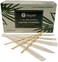 KingSeal Individually Paper Wrapped Bamboo Coffee Stir Sticks, 7 inches, Square End, 100% Renewable and Biodegradable - 1 Box of 500 Stirrers.