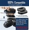 PROHEAR GEP03 Upgraded Gel Ear Pads for Walker's Razor Earmuffs, Comfortable and Soft Replacement Gel Ear Cups with Sealed Bottom Shell.