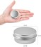 Sopito Aluminum Tin Cans, 24PCS 1/2 Oz Metal Round Tins Containers DIY Hand Cream Lip Balm Tins Small Empty Storage Travel Tin Jars for Candles, Salve, Cosmetics, Spice.