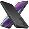 Osophter Cellular Phone Case for Oneplus 8T 5G, Shock-Absorption TPU Rubber Protective Cover with Screen Protector, Black.