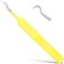 Cynamed Blackhead Tweezer - Professional Curved Steel Tip Surgical ComedoneSplinter Extractor By Rapid Vitality. Ideal BlemishAcne Remover Tool Means Flawless Facial Skin (Yellow.