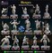 Wildspire 15 Hero CharacterNPC Miniatures for DND Miniatures DD MiniaturesDungeon and Dragons Minis DND Figures for D and D Fantasy Tabletop RPG DND Character Miniatures Bulk Unpainted DND Mini Figure