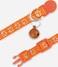 Taglory Reflective Cat Collar with Bell and Safety Release, 2-Pack Girl Boy Pet Kitten Collars Adjustable 19-32cm Orange.