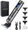 RESUXI Hair Clippers for Men Hair Trimmer for Barbers,Professional Cordless T Blade Trimmer, Beard Edger Liners,Barber Shavers,Ornate Knight Close-Cutting Hair Machine.