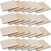 SKPPC 40Pcs Unfinished Laser Engraving Carving Blank Wood Pieces for Painting, Coasters, DIY Arts Craft Project, Staining and Decorations.