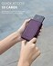 VULKIT Credit Card Holder RFID Blocking Leather Automatic Pop Up Wallet Slim Money Clip Wallet Double Card Case for Men and Women.