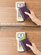 VULKIT Credit Card Holder RFID Blocking Leather Automatic Pop Up Wallet Slim Money Clip Wallet Double Card Case for Men and Women.