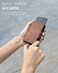 VULKIT Credit Card Holder RFID Blocking Leather Automatic Pop Up Wallet Slim Money Clip Wallet Double Card Case for Men and Women.