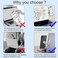 DK177 Adjustable Laptop Stand, Laptop Phone Holder, Laptop Side Mount Clip, Computer Monitor Expansion Bracket, Slim Portable Foldable Smartphone Stand. Improve Office Efficiency.