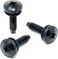 Kraftex 10/32 Rack Screws Carbon Steel with Nylon Rack Washers (50 Setsfor Server Rack Mounts, Audio Racks, Mounting Hardware and Rack Rails. Rackmount Equipment for Recording Studios and Shelf Racks.