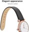 WOCCI Elegant Watch Bands, Genuine Leather Replacement Straps for Men and Women, Band Width 8mm 10mm 12mm 13mm 14mm 16mm 18mm 20mm 22mm.