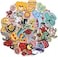 Harsgs 60pcs Random Assorted Styles Embroidered Patches, Bright Vivid Colors, Sew On/Iron On Patch Applique for Clothes, Dress, Hat, Jeans, DIY Accessories.