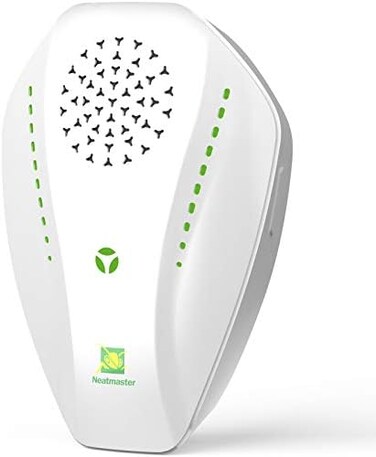 Neatmaster Ultrasonic Pest Repeller, Electronic Pest Repellent Ultrasonic Plug in, Pest Control for Bug, Roach, Spider, Ant, Flies, Mosquito; Bug Repellent Indoor for House, Garage, Warehouse.