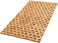 ZPirates Natural Bamboo Wood Bath Mat - Foldable, X Large, Long (18x34 Inch WxL- Rubber Padded Bottom, Floor Accessories for Bathroom, Sauna, Spa and Bathtub Rooms.
