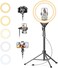 UBeesize 12&rsquo;&rsquo; Ring Light with Tripod, Selfie Ring Light with 62&rsquo;&rsquo; Tripod Stand, Light Ring for Video Recording＆Live Streaming(YouTube, Instagram, TIK Tok, Compatible with Phones, Cameras and Webcams.