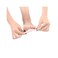Domg 4Pair/8Pcs Gel Hammer Toe Crest Pads - Right and Left Soft Silicone Hammertoe Support Crest Cushion - Corrector and Straightener for Overlapping, Curled, Curved, Crooked, Clubbed Claw and Mallet