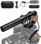 ميكروفون COMICA VM20 Shotgun، ميكروفون كاميرا فائق الاتجاهية مع حامل صدمات Rycote، وواقي من الرياح، وغطاء للرياح، وشاشة عرض طاقة OLED، وميكروفون فيديو للهواتف الذكية وكاميرات DSLR وكاميرات الفيديو وأج