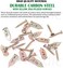 Keadic 100 Pieces 12 x 30mm Drywall Self-Drilling Anchors with Screws Kit, No Drill or Holes in Wall, Hangs up to 66 lbs.