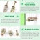 Keadic 100 Pieces 12 x 30mm Drywall Self-Drilling Anchors with Screws Kit, No Drill or Holes in Wall, Hangs up to 66 lbs.