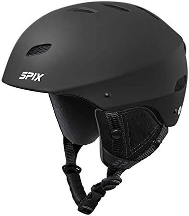 خوذة التزلج SPIX - خوذة التزلج على الجليد - معيار السلامة ASTM، مقاس قابل للتعديل للبالغين والشباب والرجال والنساء.